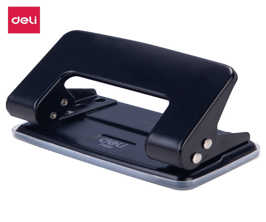 Dziurkacz 8k E40020 Deli czarny WPC